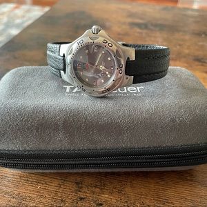 Tag Heuer mens watch WL1111 with leather band